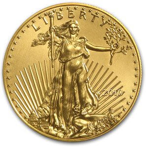 2010 1/10 oz American Gold Eagle MS-69 PCGS (FirstStrike®)
