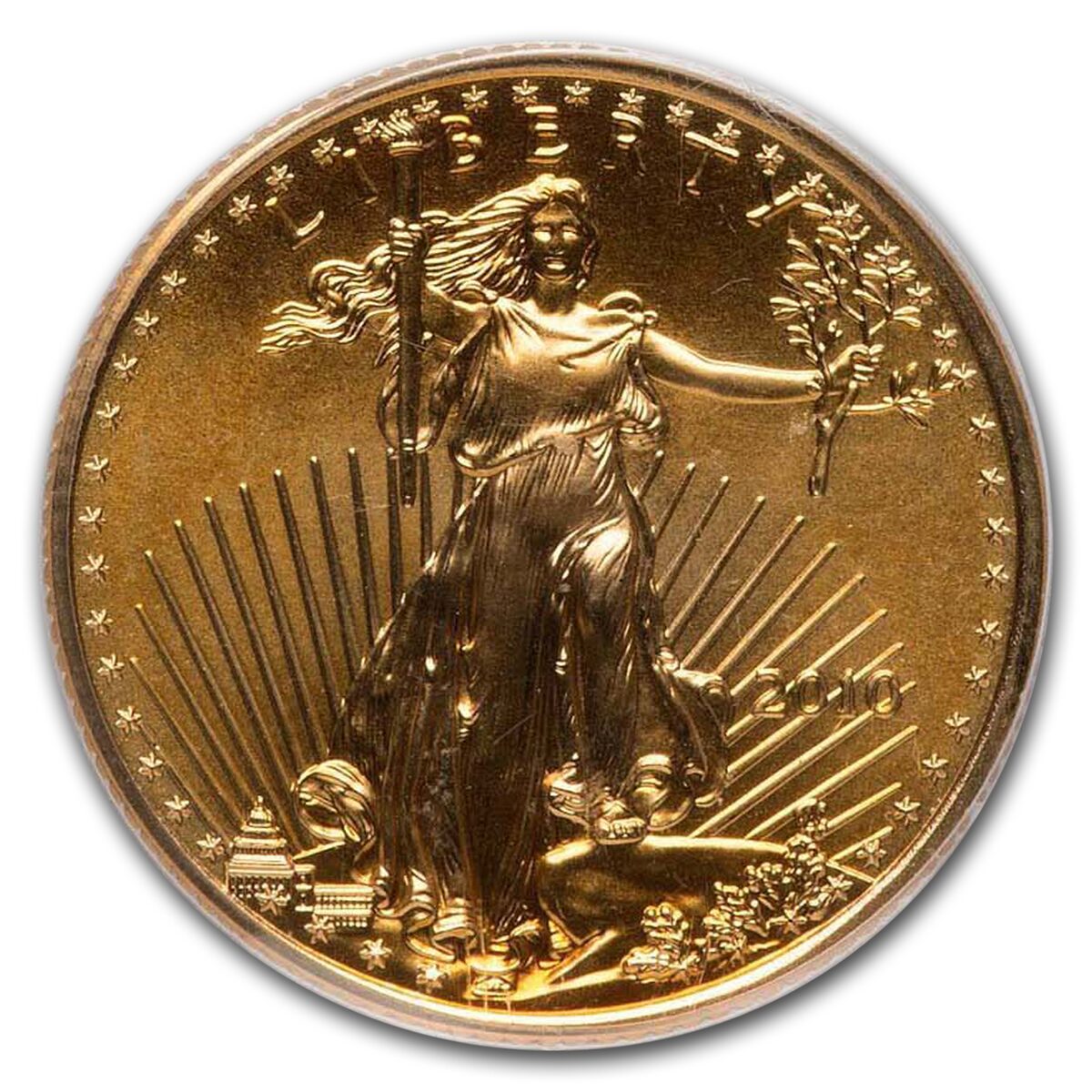 2010 1/4 oz American Gold Eagle MS-70 PCGS (FS)