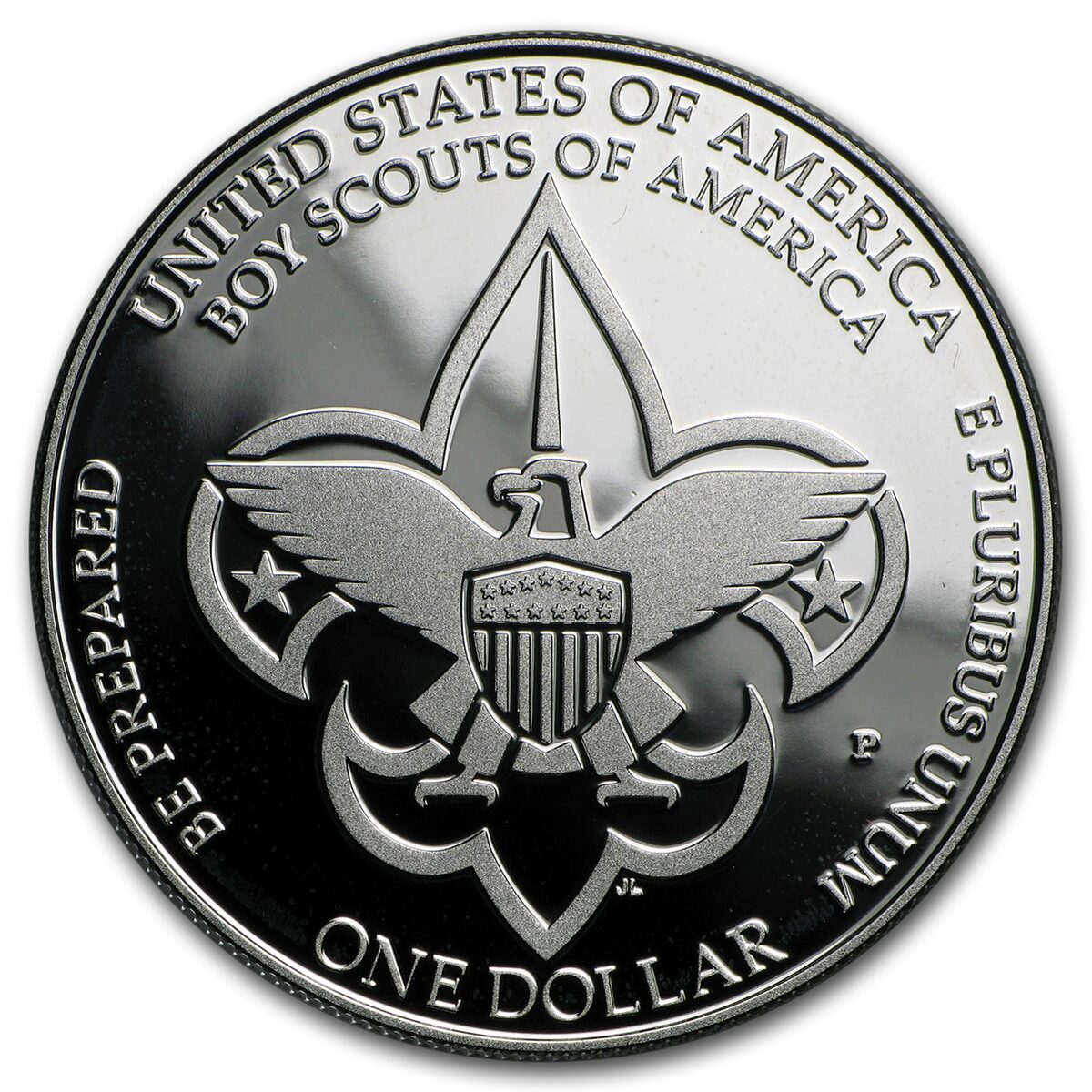 2010-P Boy Scouts Centennial $1 Silver Commem Proof (w/Box & COA)