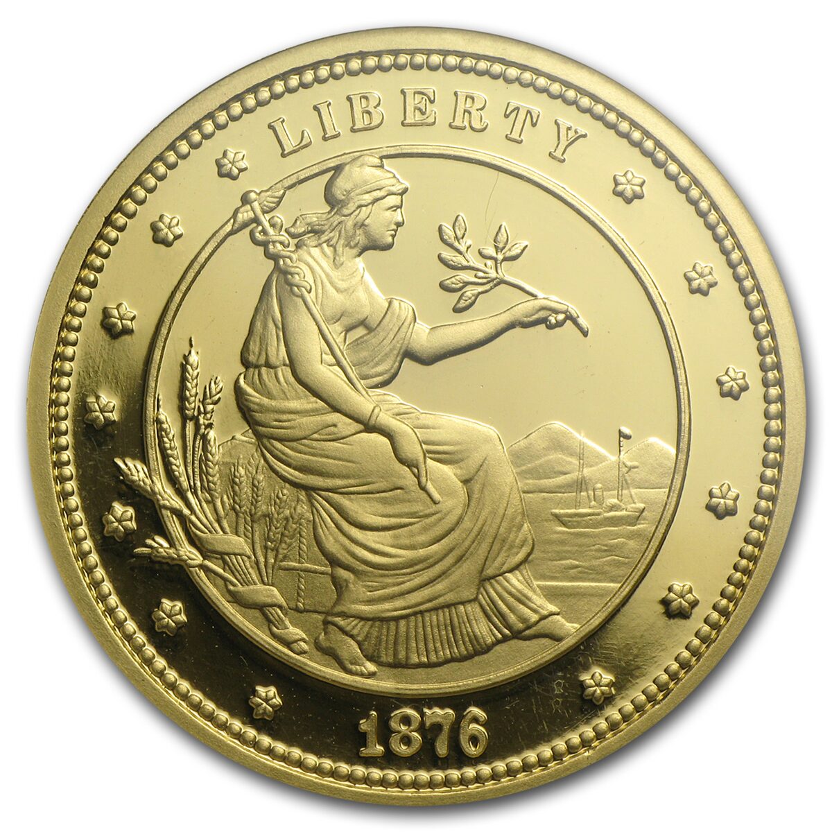 1 oz Gold Round - $100 Gold Union George T. Morgan Gem Proof NGC