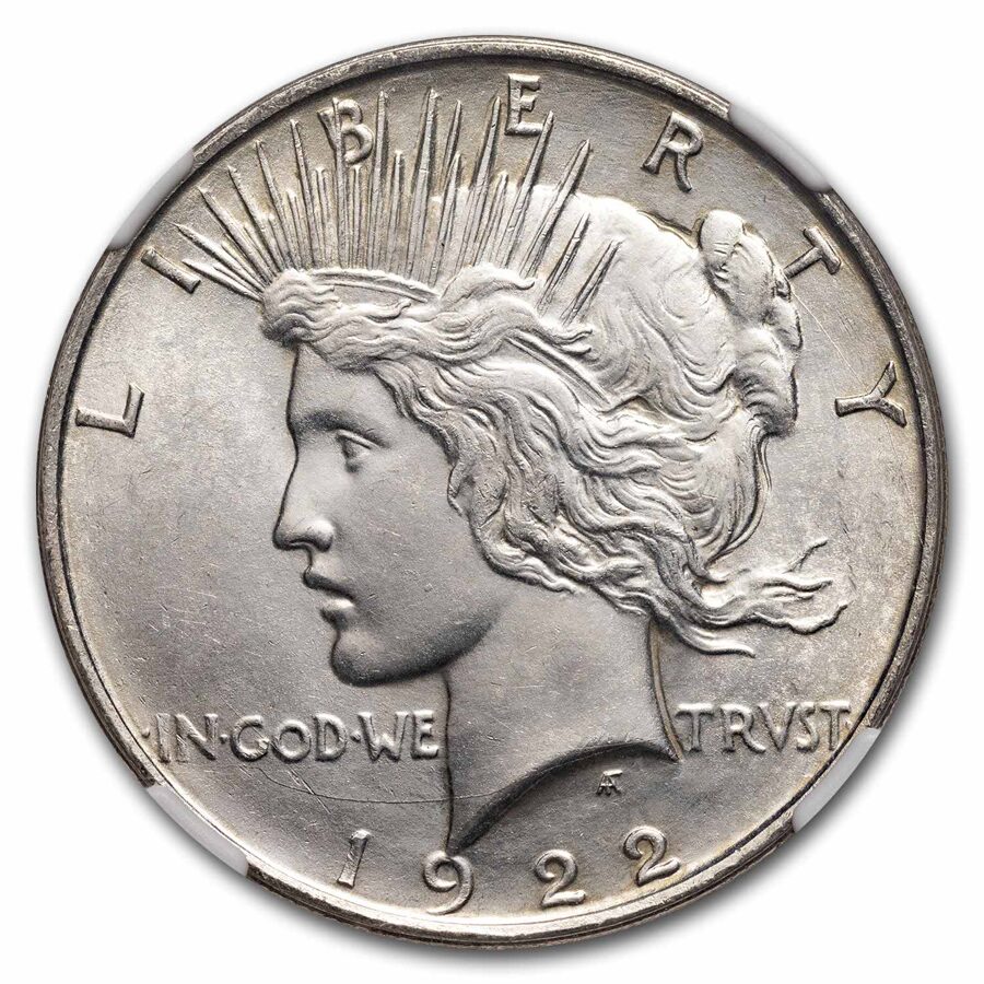 1922-D Peace Dollar MS-65 NGC
