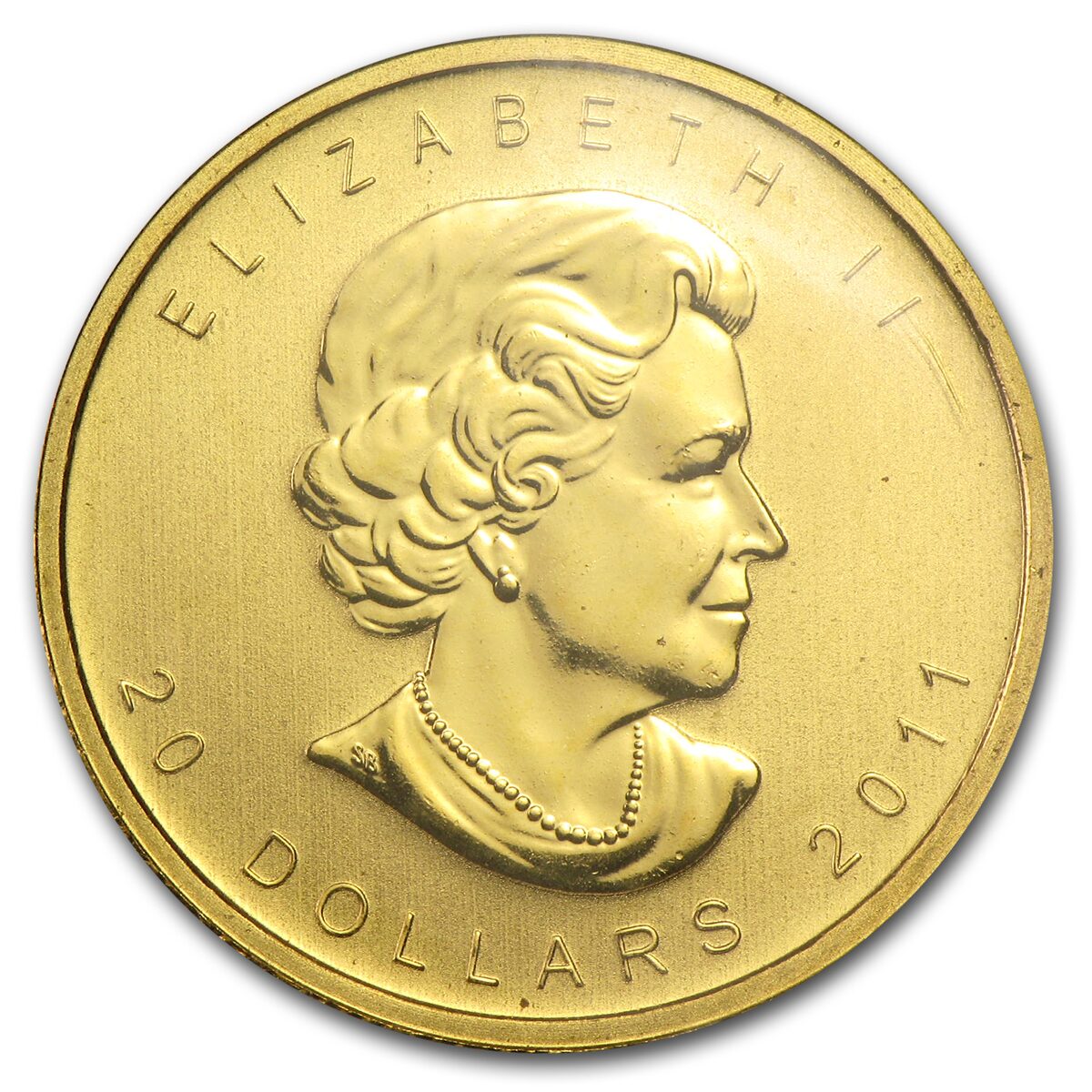 2011 Canada 1/2 oz Gold Maple Leaf BU