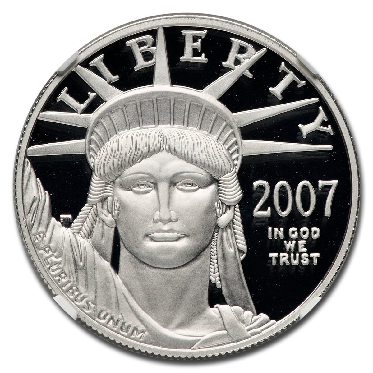 2007-W 1 oz Proof American Platinum Eagle PF-70 UCAM NGC