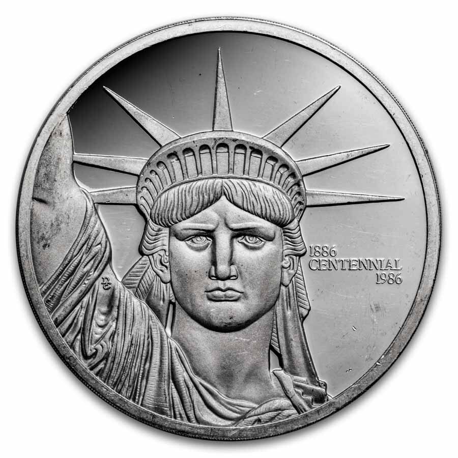 10 oz Silver Round - MTB Statue of Liberty