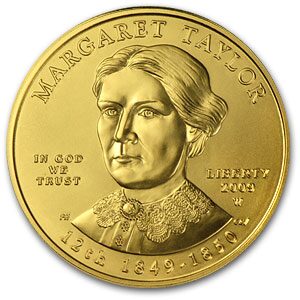 2009-W 1/2 oz Gold Margaret Taylor BU (w/Box & COA)