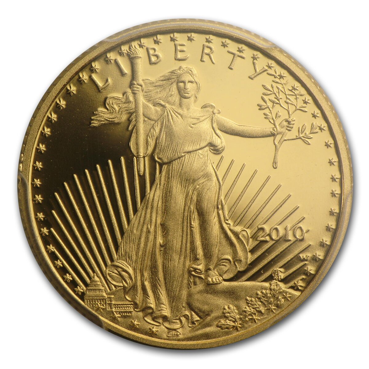 2010-W 1/4 oz Proof American Gold Eagle PR-70 DCAM PCGS