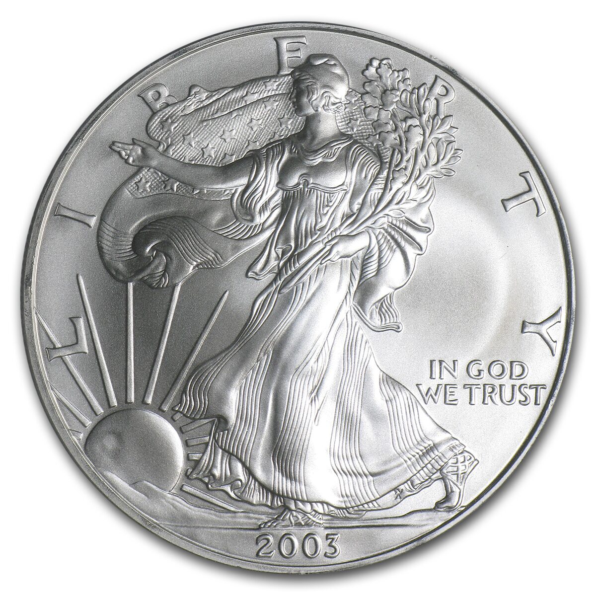 2003 American Silver Eagle MS-70 PCGS