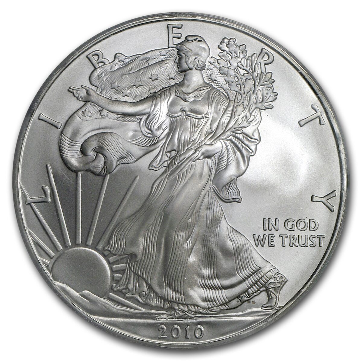 2010 American Silver Eagle MS-70 PCGS