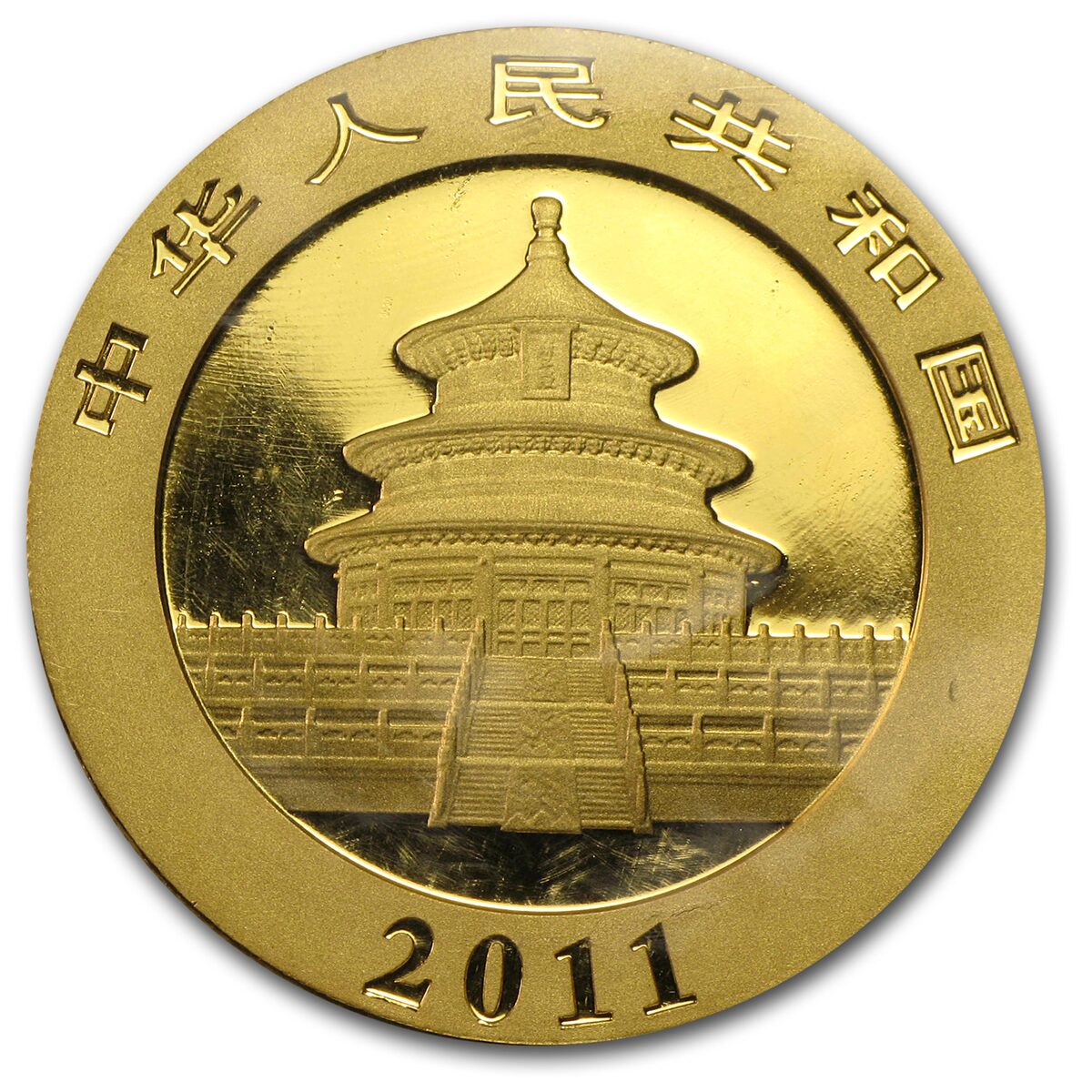 2011 China 1 oz Gold Panda BU (Sealed)
