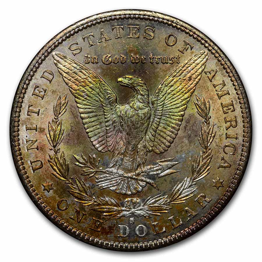 1878-1904 Morgan Dollars BU (Beautifully Toned)