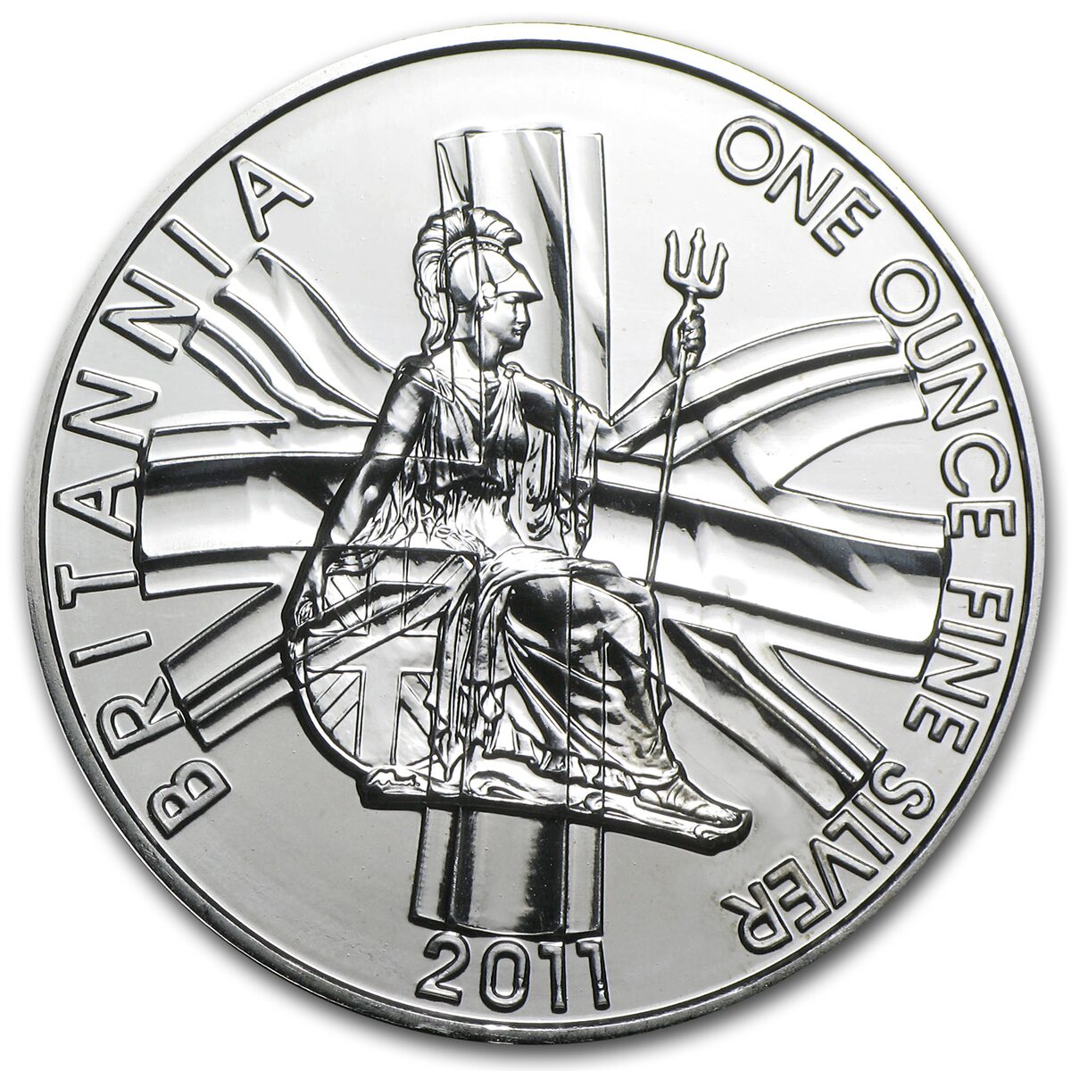2011 Great Britain 1 oz Silver Britannia BU