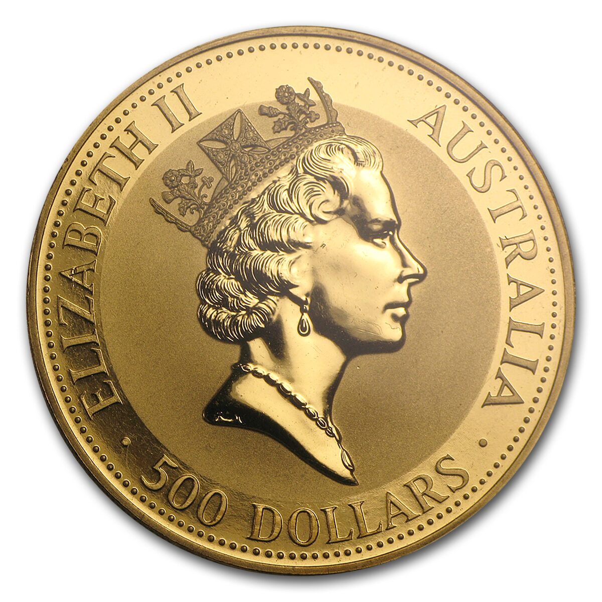 1991 Australia 2 oz Gold Nugget BU