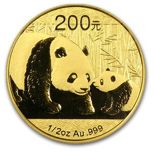 2011 China 1/2 oz Gold Panda MS-70 PCGS