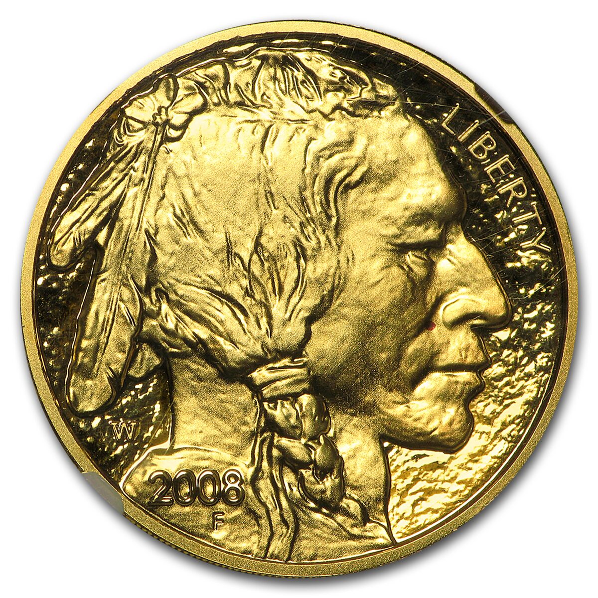 2008-W 1/2 oz Proof Gold Buffalo PF-69 NGC