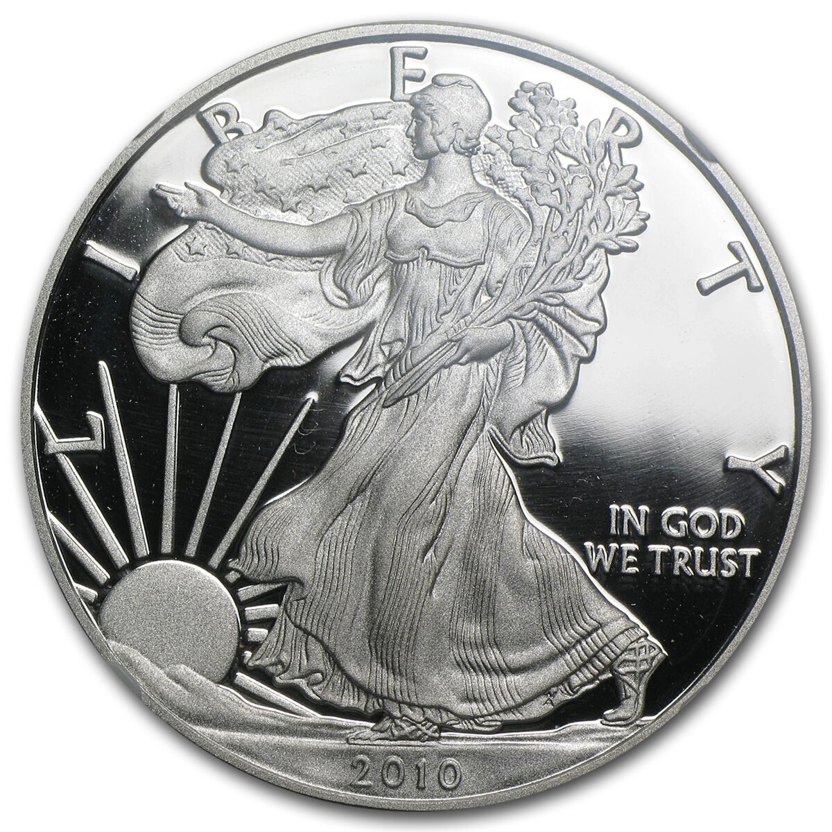 2010-W Proof American Silver Eagle PF-70 NGC (ER)