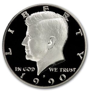 1990-S Kennedy Half Dollar Gem Proof