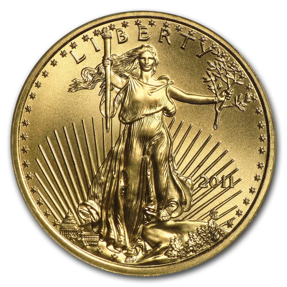 2011 1/4 oz American Gold Eagle MS-70 PCGS (FirstStrike®)
