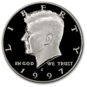 1997-S Kennedy Half Dollar Gem Proof