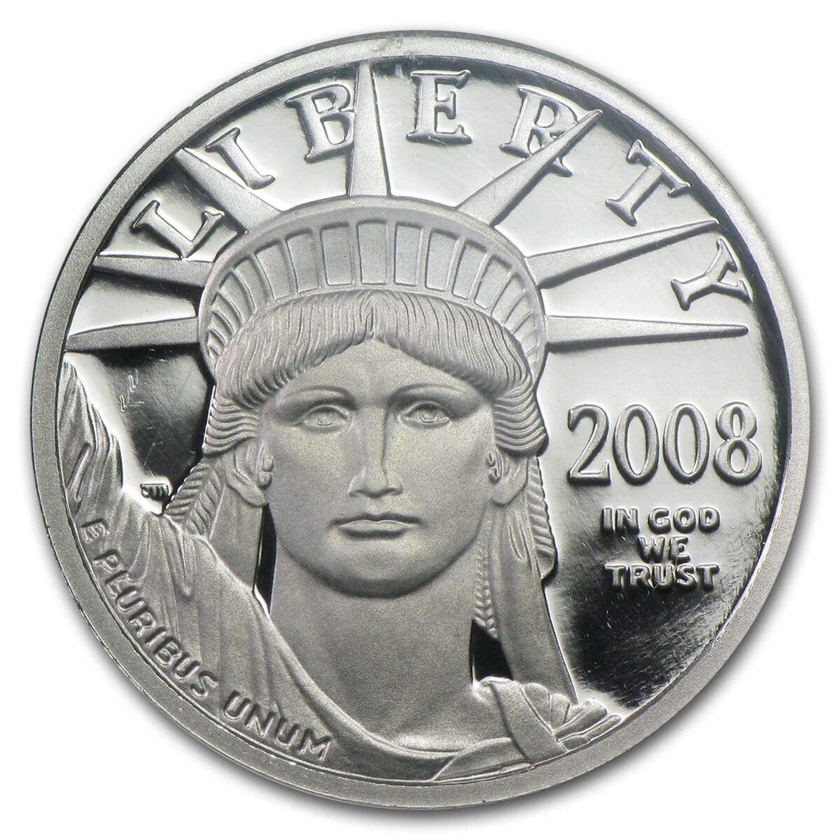 2008-W 1/4 oz Proof American Platinum Eagle PF-70 NGC