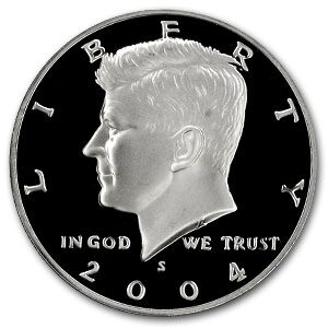 2004-S Kennedy Half Dollar Gem Proof