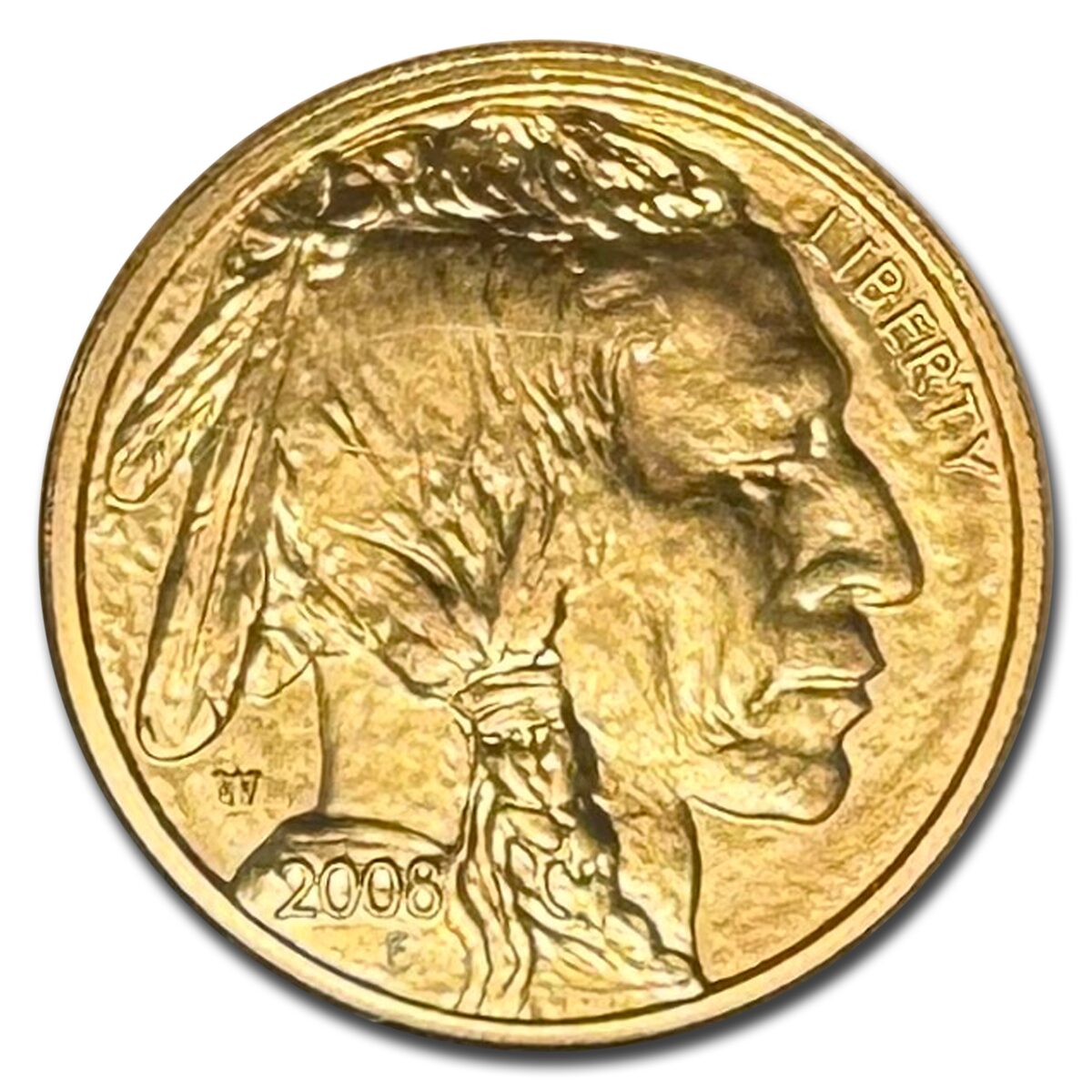 2008-W 1/10 oz Gold Buffalo MS-70 NGC (First Year of Issue)