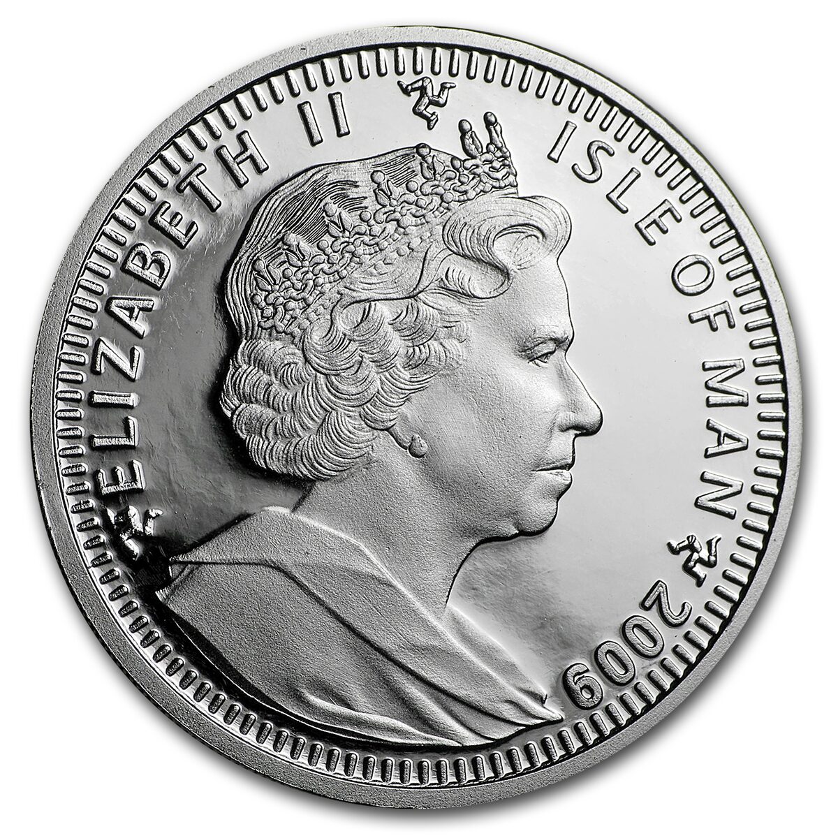2009 Isle of Man 1 oz Platinum Angel Proof