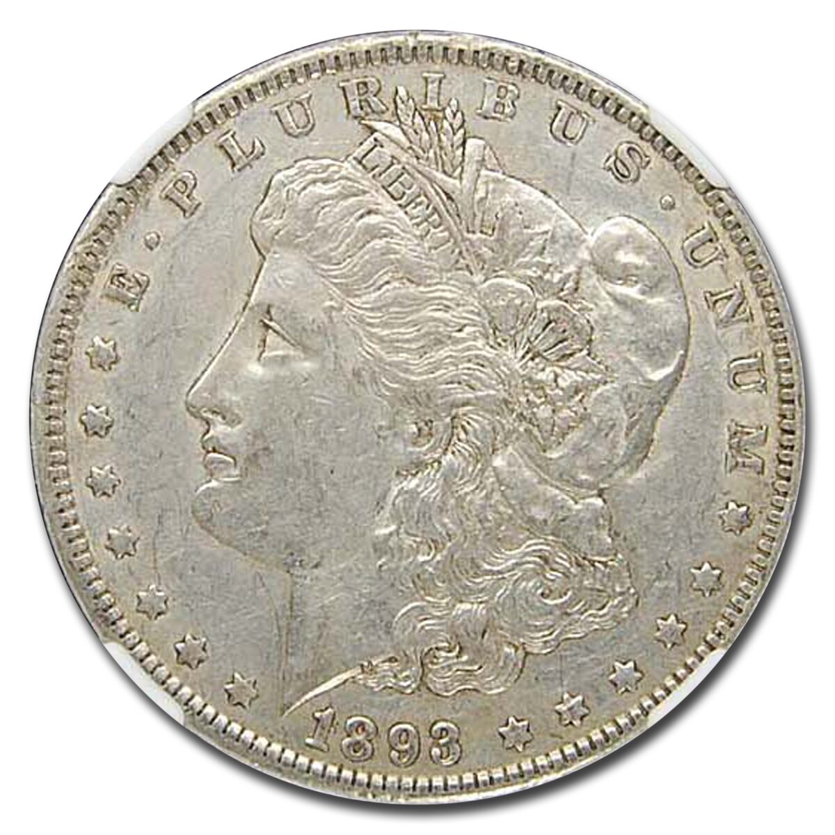1893 Morgan Dollar AU-53 NGC