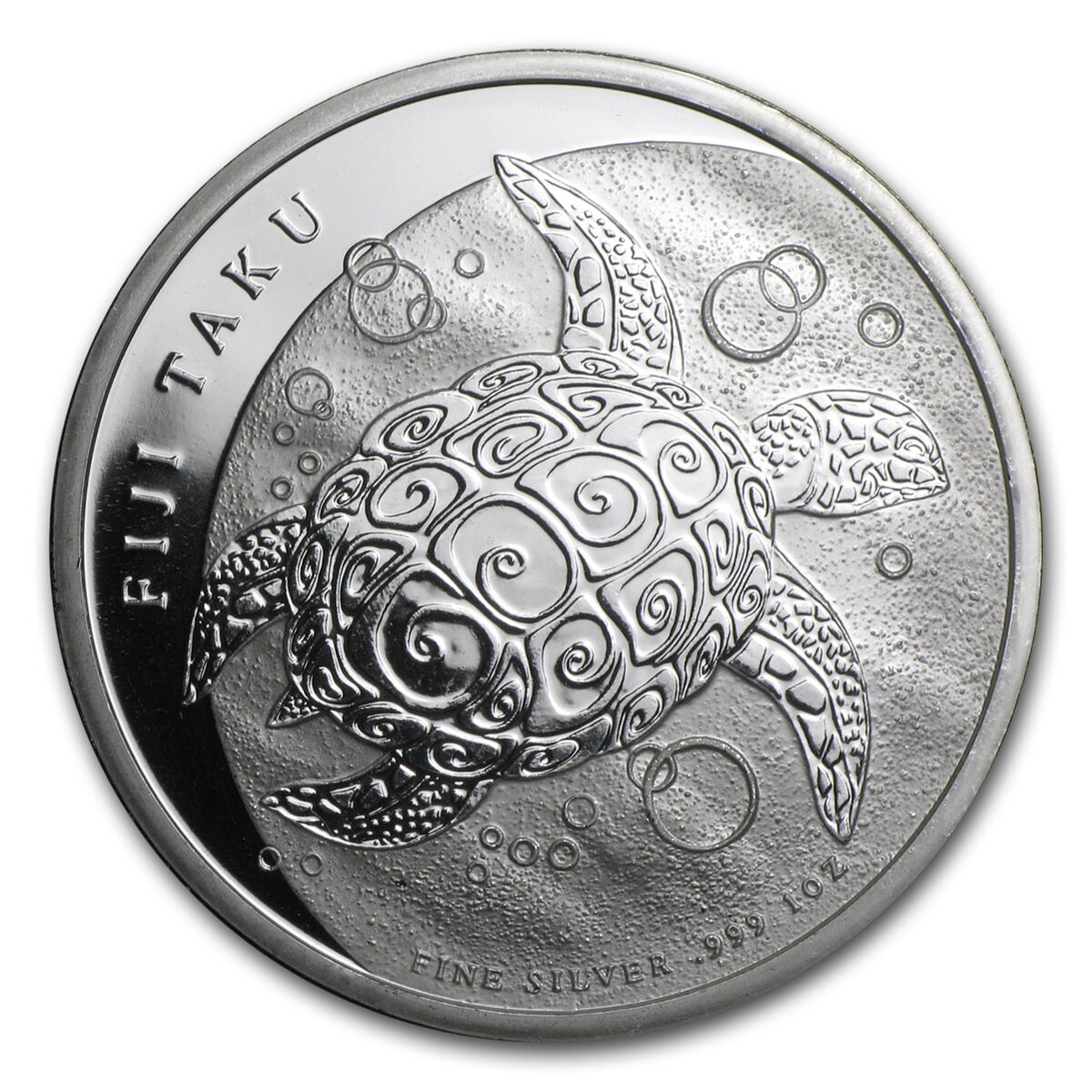 2010 Fiji 1 oz Silver $2 Taku BU