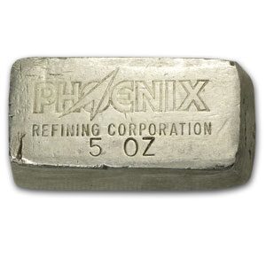 5 oz Silver Bar - Phoenix Refining Corporation