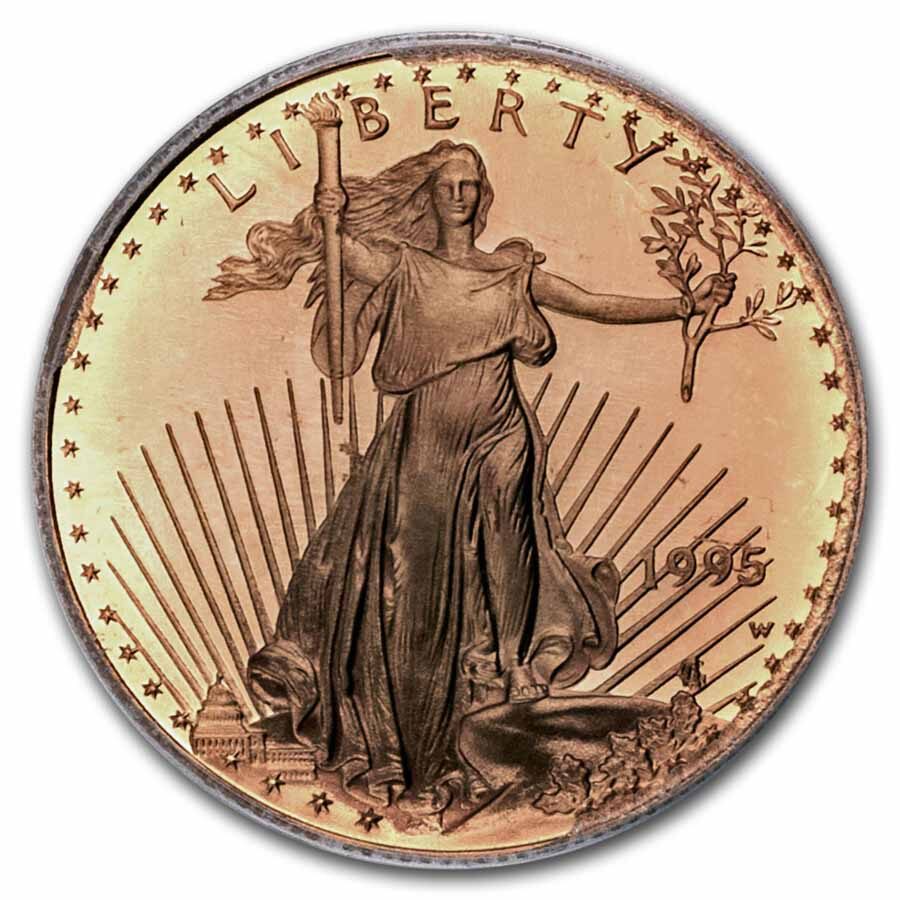 1995-W 1/2 oz Proof American Gold Eagle PR-70 DCAM PCGS