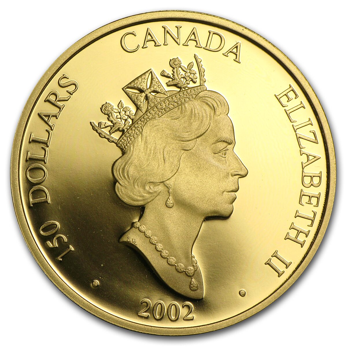 2002 Canada Gold $150 Horse (Hologram, w/Box & COA)