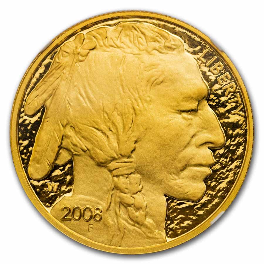 2008-W 1 oz Proof Gold Buffalo PF-70 NGC
