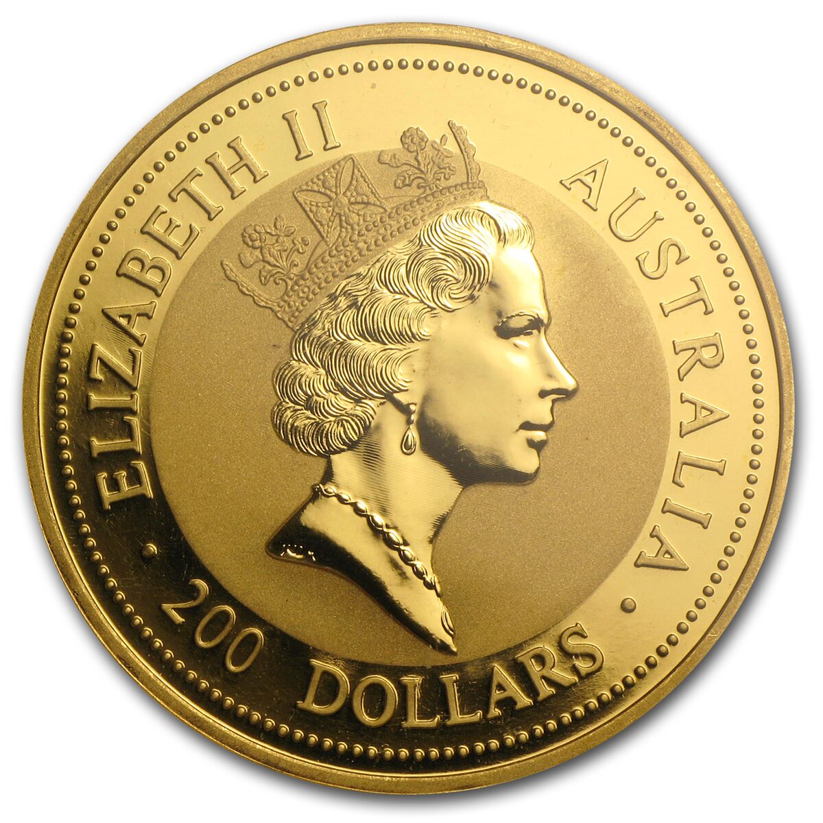 1994 Australia 2 oz Gold Nugget BU