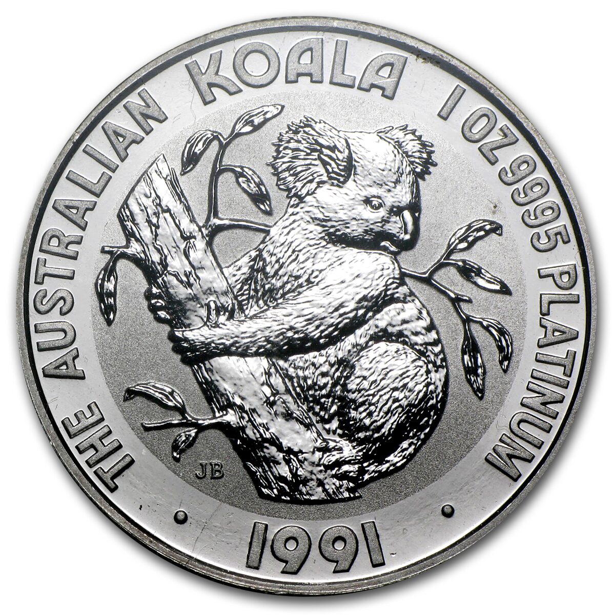 1991 Australia 1 oz Platinum Koala BU