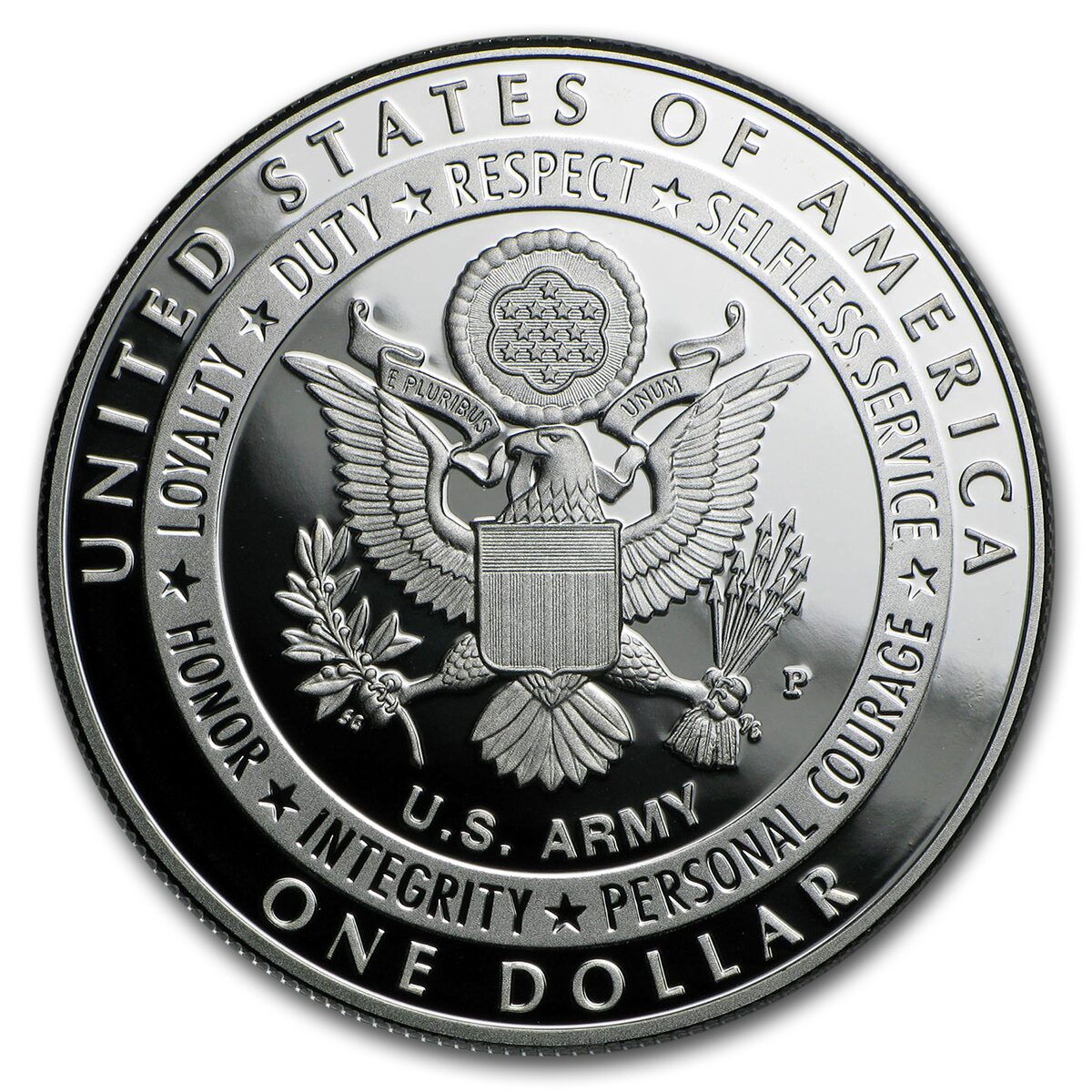 2011-P United States Army $1 Silver Commem Proof (w/Box & COA)
