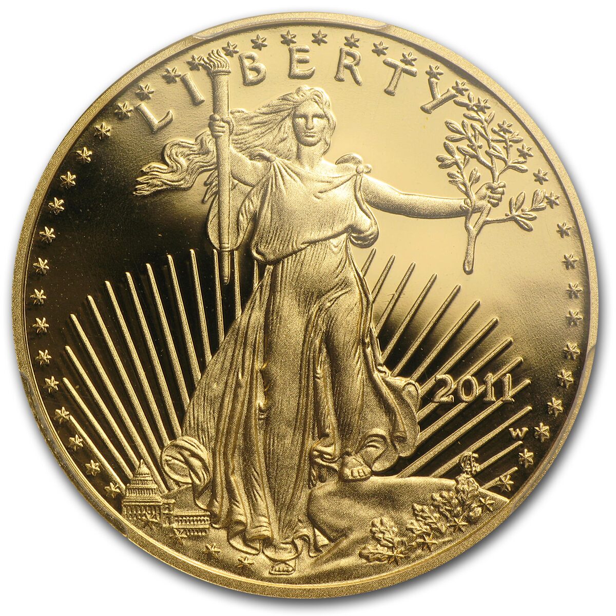 2011-W 1/2 oz Proof American Gold Eagle PR-70 PCGS