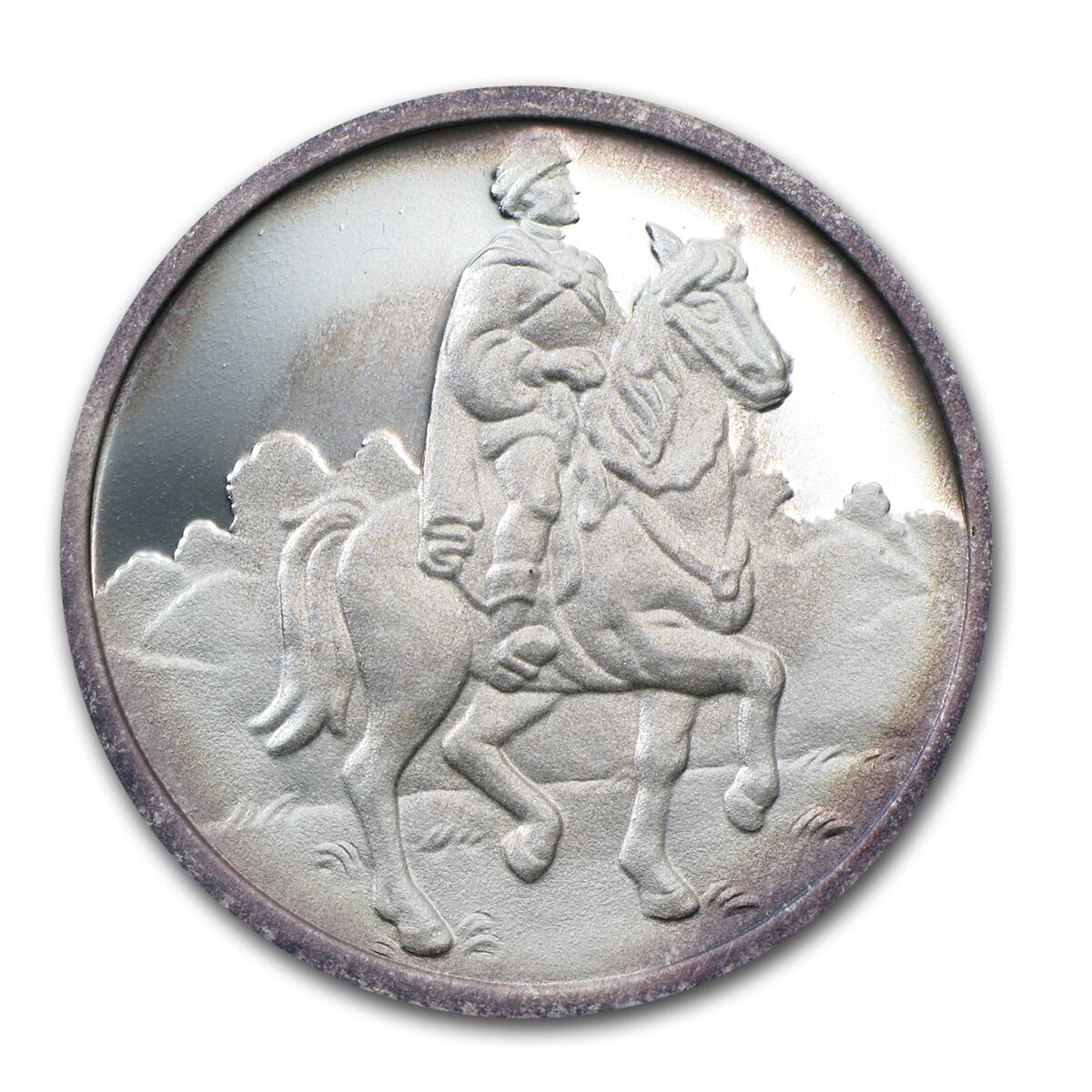 1 oz Silver - Disney's Snow White 50th Anniv (Prince, Box & COA)