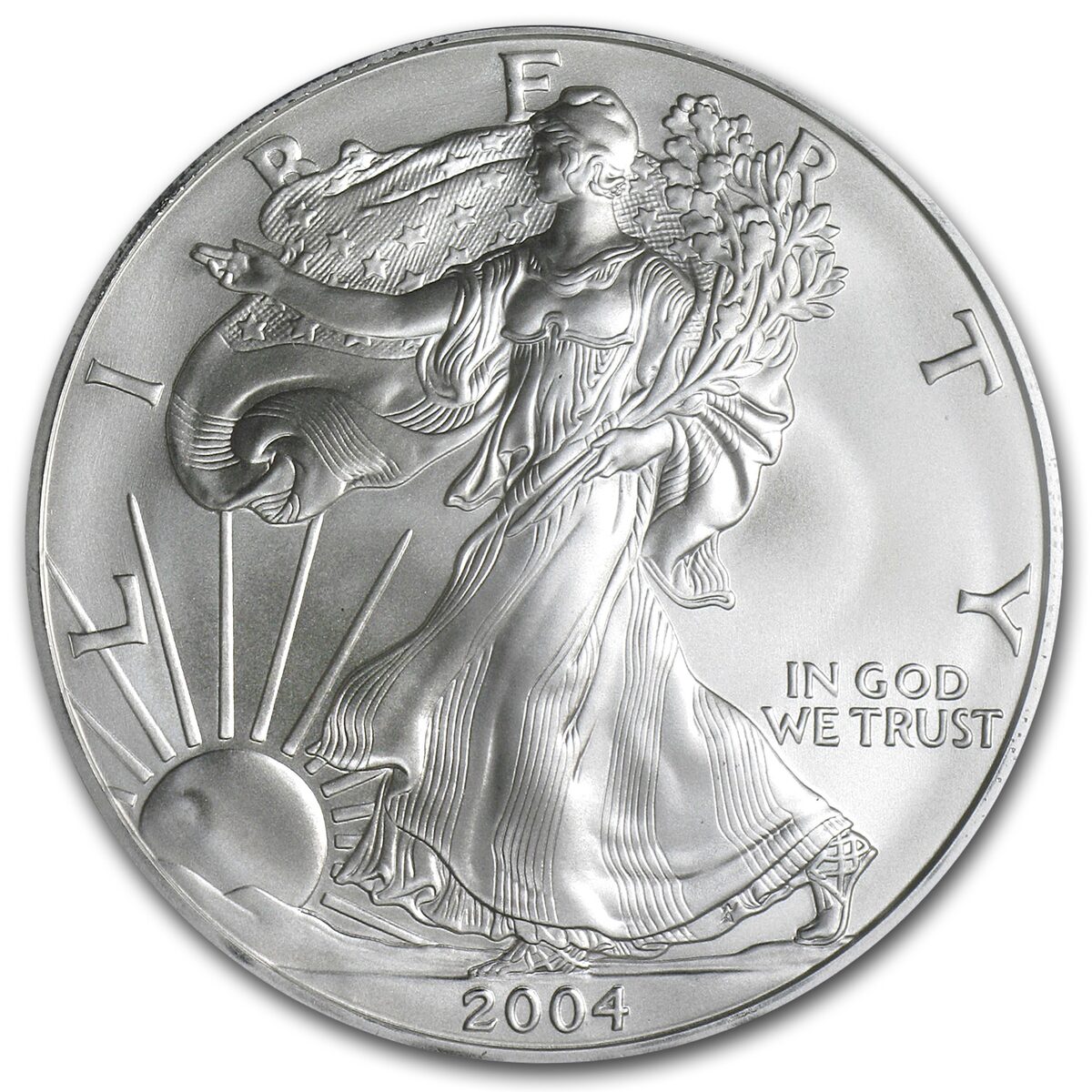2004 American Silver Eagle MS-70 PCGS