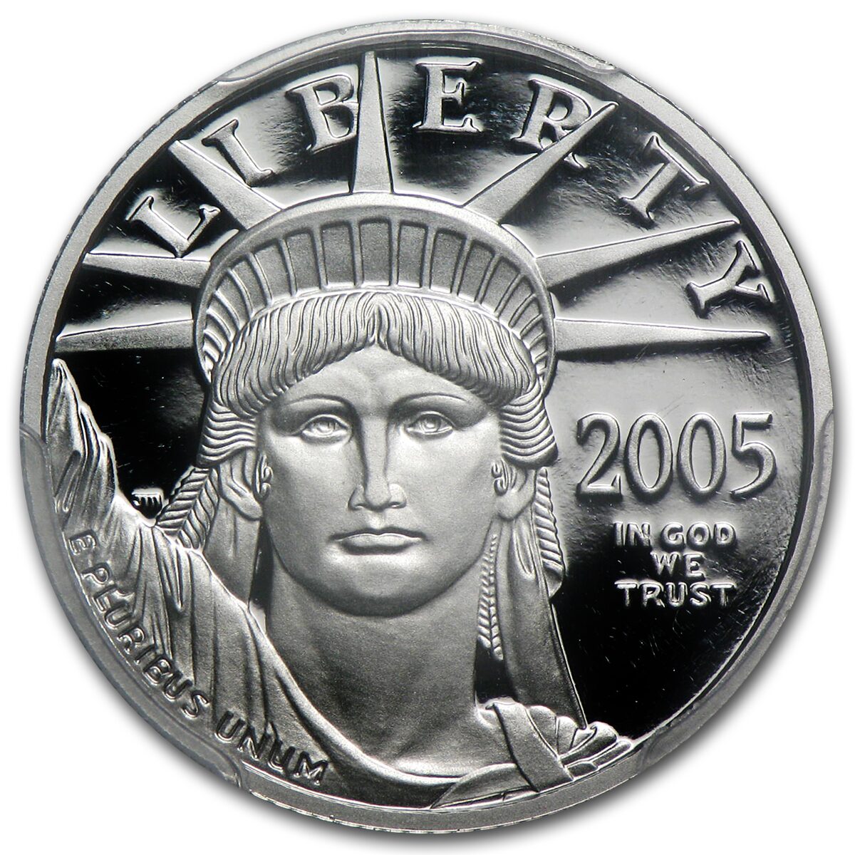 2005-W 1/4 oz Proof American Platinum Eagle PR-70 DCAM PCGS