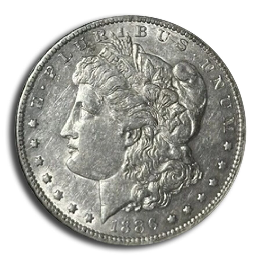 1886-O Morgan Dollar AU-53 NGC