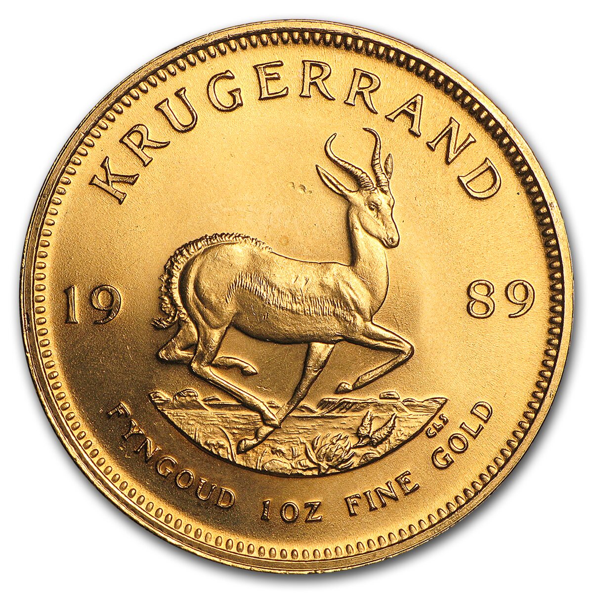 1989 South Africa 1 oz Gold Krugerrand BU