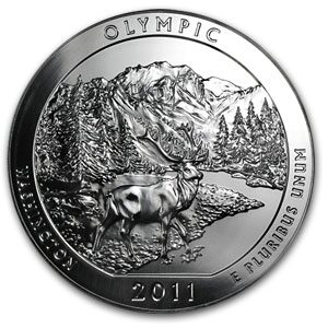 2011 5 oz Silver ATB Olympic MS-69 PL PCGS (FirstStrike®)