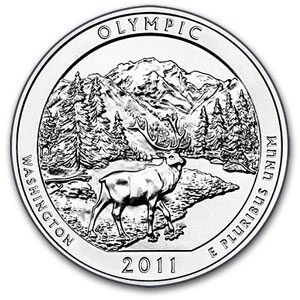 2011 5 oz Silver ATB Olympic BU PCGS (FirstStrike®)