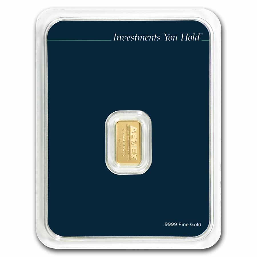 1 gram Gold Bar - APMEX (TEP)