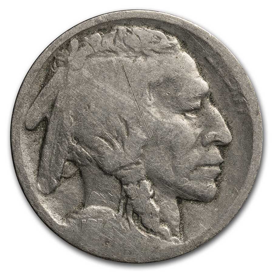1914-D Buffalo Nickel AG
