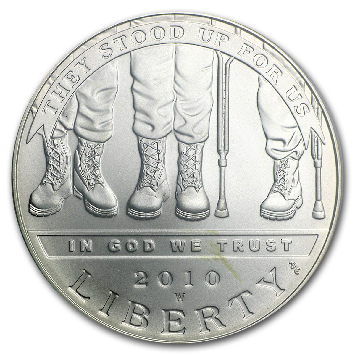 2010-W Disabled American Veterans $1 Silver Commem MS-70 PCGS