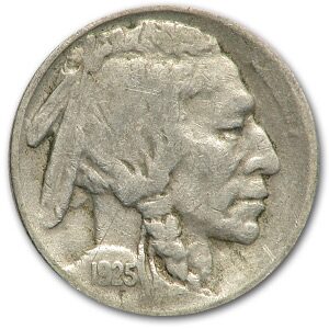 1925 Buffalo Nickel Fine