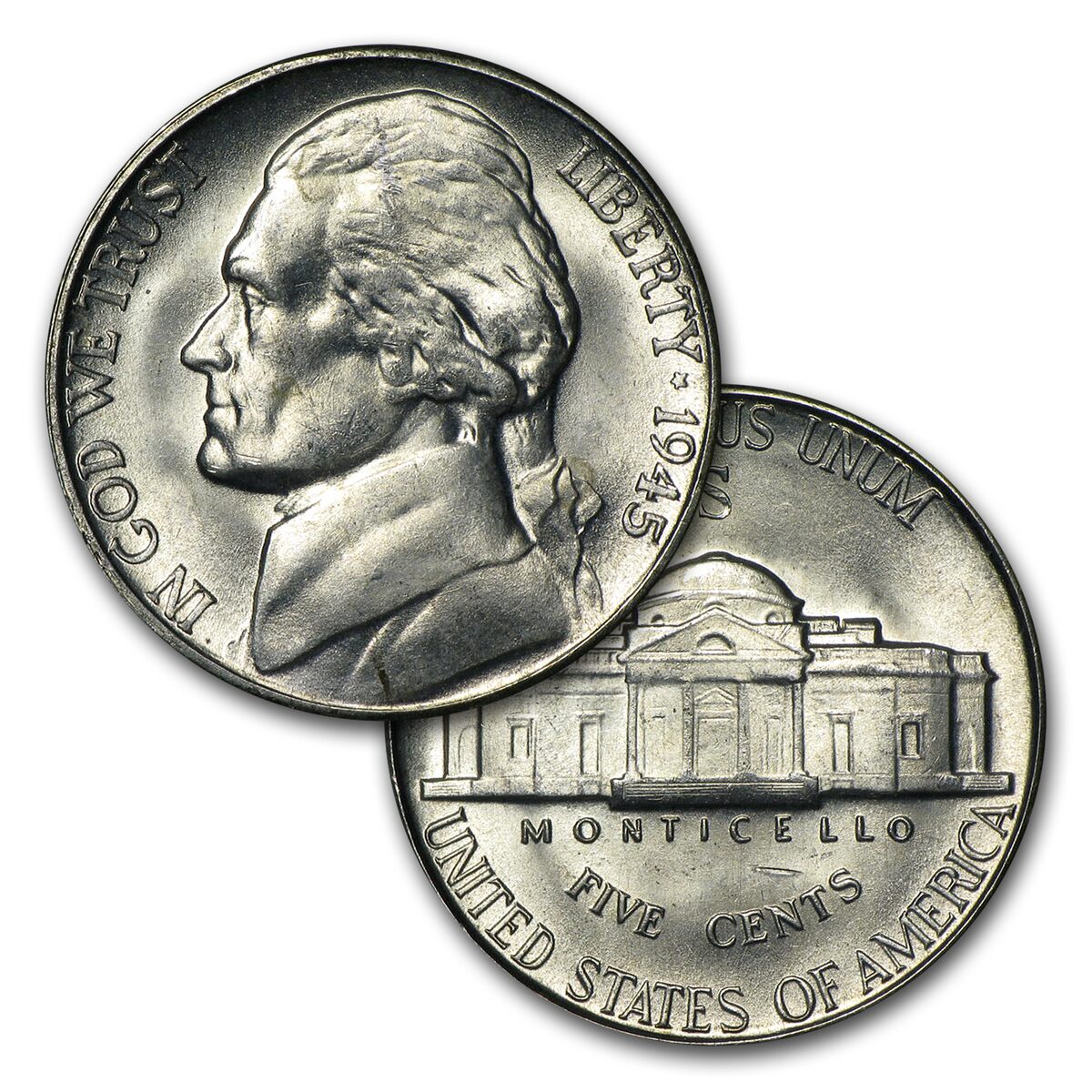 35% Silver War Nickels $2 Face Value BU