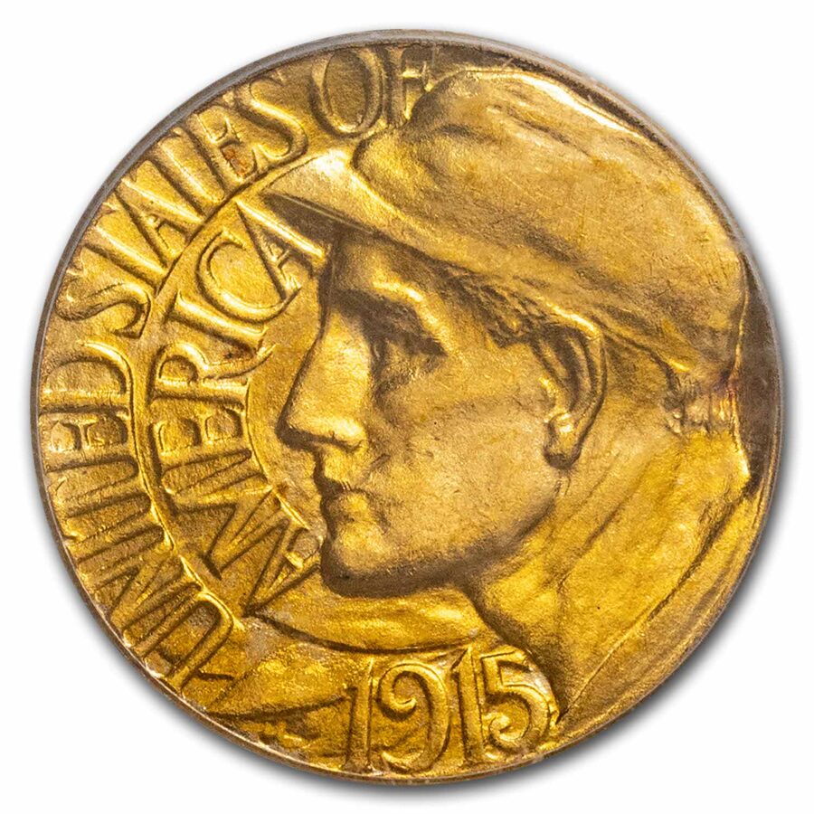 1915-S Gold $1.00 Panama-Pacific MS-65 PCGS