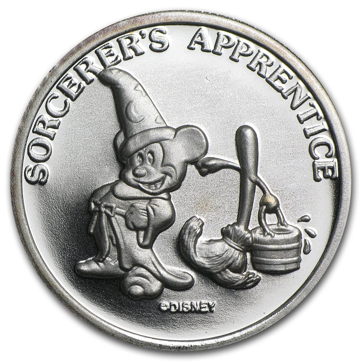 1 oz Silver Round - Mickey Mouse Sorcerer's Apprentice